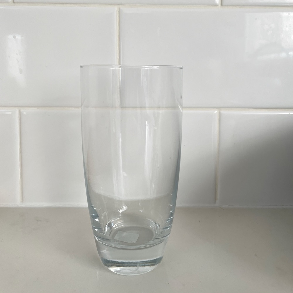 NIB Crate & Barrel Clark Highball Glass 6” (Set of 6)